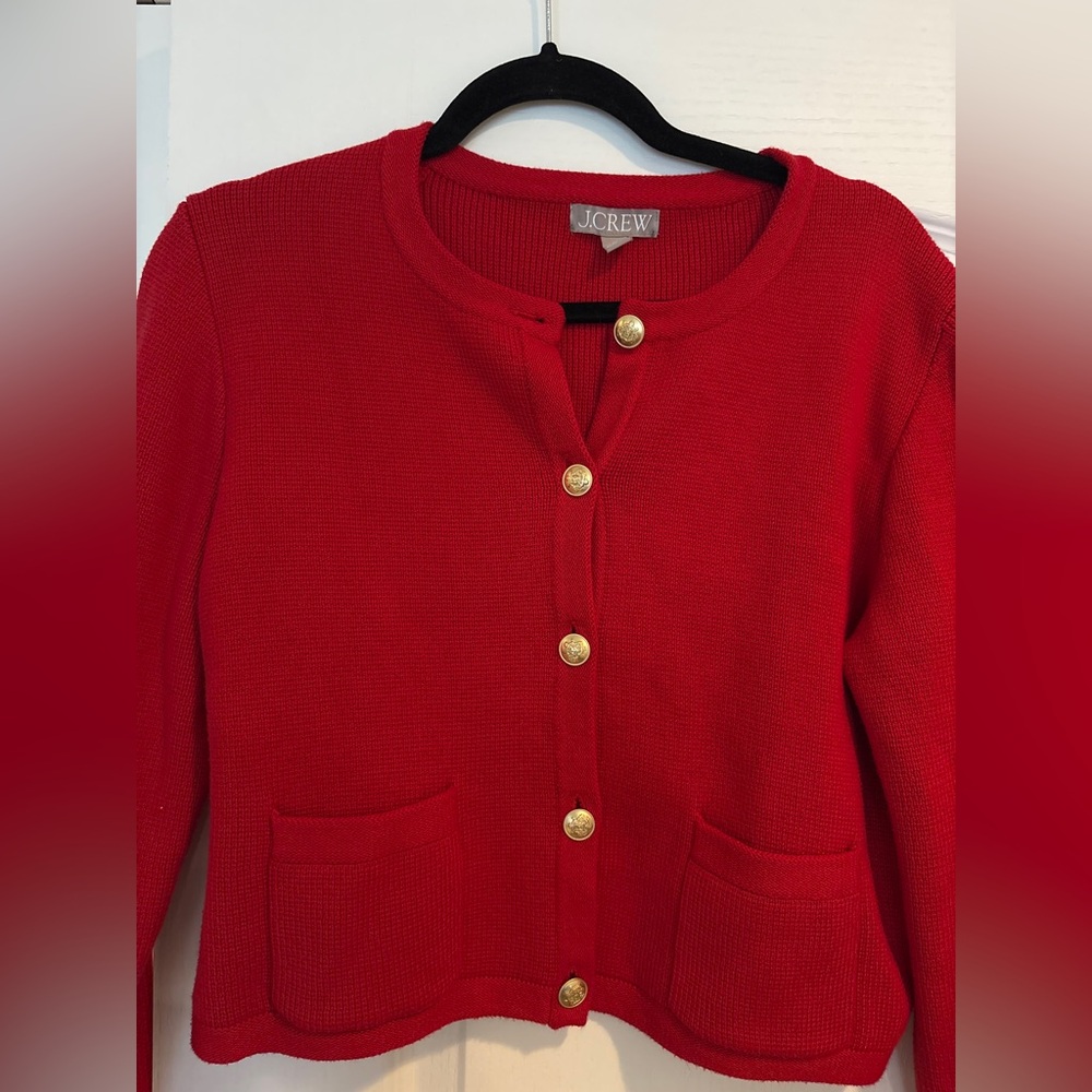 J Crew Emilie patch pocket sweater jacket - Picture 4 of 4